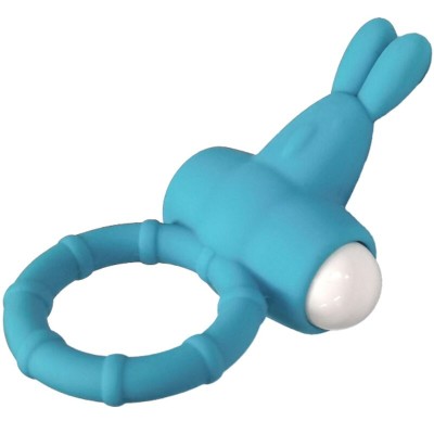 ARMONY - MS BUNNY ANEL VIBRADOR SILICONE VERDE - D-241164 - Dona Pimenta