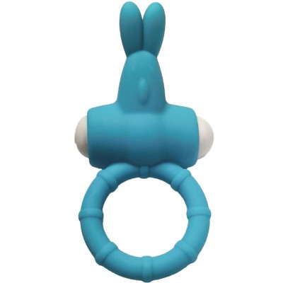 ARMONY - MS BUNNY ANEL VIBRADOR SILICONE VERDE - D-241164 - Dona Pimenta