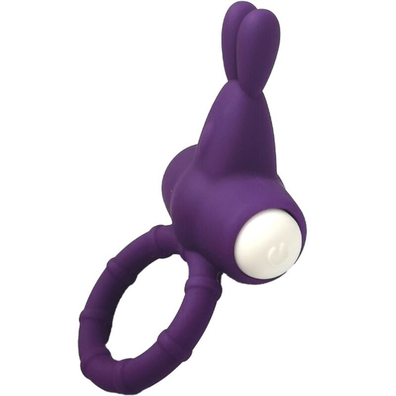 ARMONY - MS BUNNY ANEL VIBRADOR SILICONE ROXO - D-241166 - Dona Pimenta