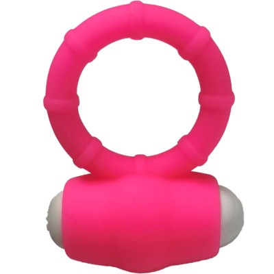 ARMONY - POWER O ANEL VIBRADOR SILICONE ROSA - D-241169 - Dona Pimenta