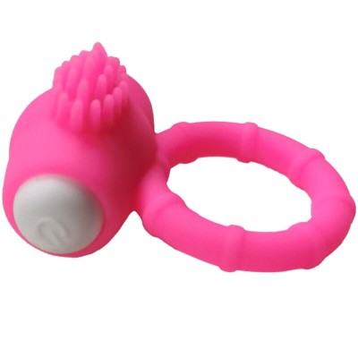 ARMONY - POWER O ANEL VIBRADOR SILICONE ROSA - D-241169 - Dona Pimenta