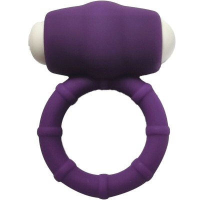 ARMONY - POWER O ANEL VIBRADOR SILICONE ROXO - D-241170 - Dona Pimenta