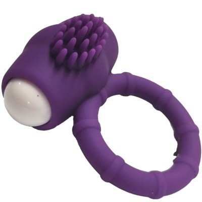 ARMONY - POWER O ANEL VIBRADOR SILICONE ROXO - D-241170 - Dona Pimenta