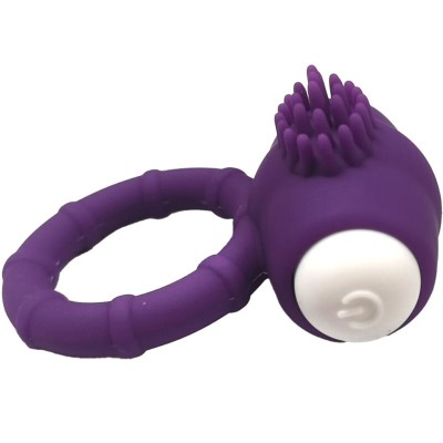 ARMONY - POWER O ANEL VIBRADOR SILICONE ROXO - D-241170 - Dona Pimenta