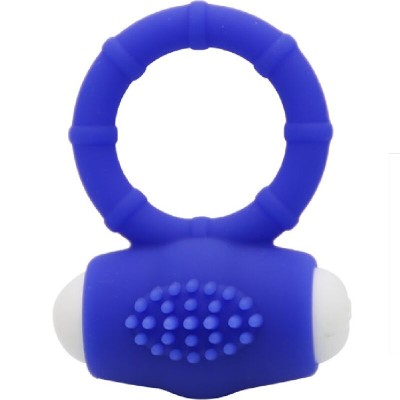 ARMONY - POWER O ANEL VIBRADOR SILICONE AZUL - D-241171 - Dona Pimenta