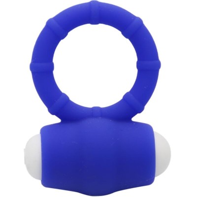 ARMONY - POWER O ANEL VIBRADOR SILICONE AZUL - D-241171 - Dona Pimenta