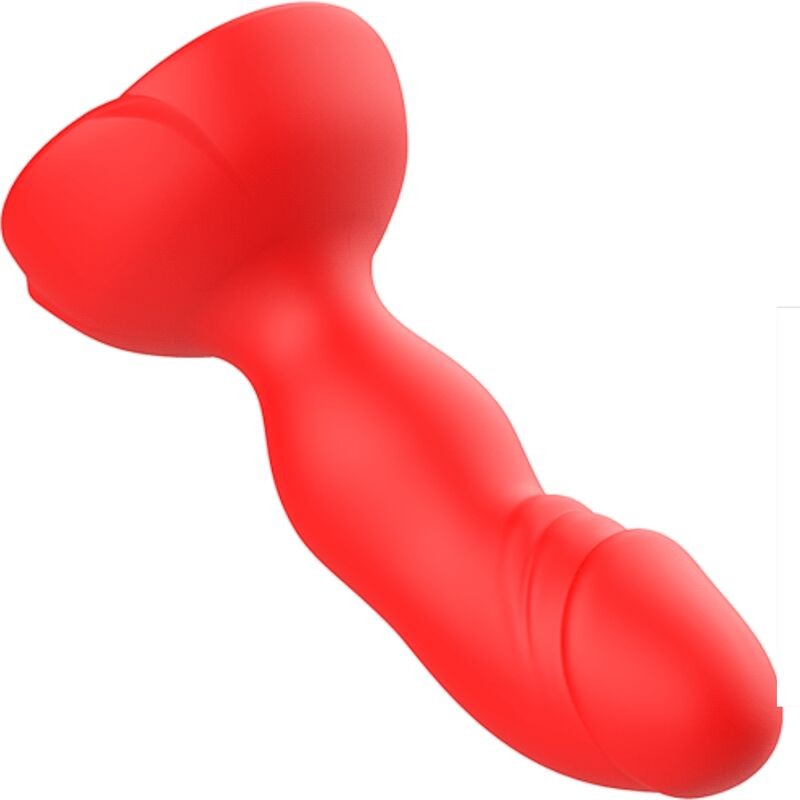 ARMONY -  EXTREME A BLOOM VIBRADOR ROSE E PLUG ANAL CONTROLE REMOTO VERMELHO - D-241173 - Dona Pimenta