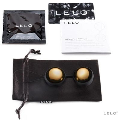 LELO - LUNA BEADS OURO 20 KARAT - D-223374 - Dona Pimenta