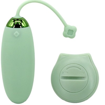 ARMONY - KITTY FUN EGG VIBRADOR CONTROLE REMOTO 10 VIBRAÃÃES VERDE - D-241125 - Dona Pimenta