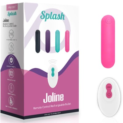 ARMONY - SPLASH JOLINE VIBRADOR BALA SILICONE CONTROLE REMOTO 10 VIBRAÃÃES 65 X 15 CM ROSA - D-241142 - Dona Pimenta