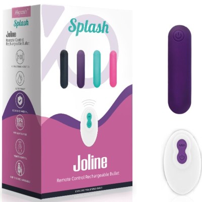 ARMONY - SPLASH JOLINE VIBRADOR BALA SILICONE CONTROLE REMOTO 10 VIBRAÃÃES 65 X 15 CM ROXO - D-241143 - Dona Pimenta