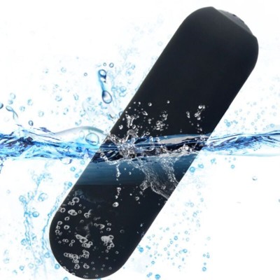 ARMONY - SPLASH JOIE VIBRADOR BULLET SILICONE CONTROLE REMOTO 10 VIBRAÃÃES 75 X 19 CM PRETO - D-241145 - Dona Pimenta