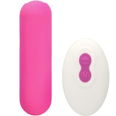 ARMONY - SPLASH JOIE VIBRADOR BULLET SILICONE CONTROLE REMOTO 10 VIBRAÃÃES 75 X 19 CM ROSA - D-241146 - Dona Pimenta