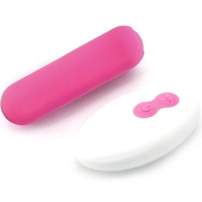 ARMONY - SPLASH JOIE VIBRADOR BULLET SILICONE CONTROLE REMOTO 10 VIBRAÃÃES 75 X 19 CM ROSA - D-241146 - Dona Pimenta