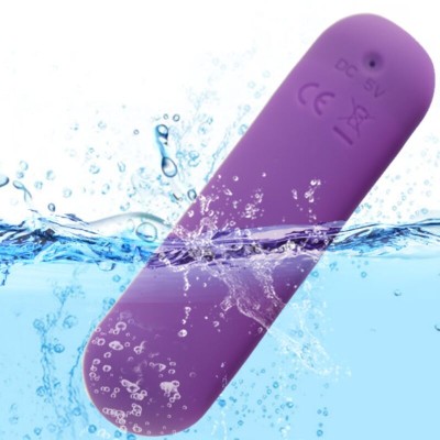 ARMONY - SPLASH JOIE VIBRADOR BULLET SILICONE CONTROLE REMOTO 10 VIBRAÃÃES 75 X 19 CM ROXO - D-241148 - Dona Pimenta