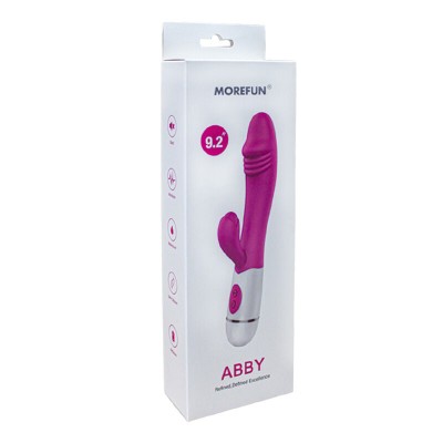 ARMONY - ABBY VIBRADOR E ESTIMULADOR 16 VELOCIDADES ROSA - D-241150 - Dona Pimenta