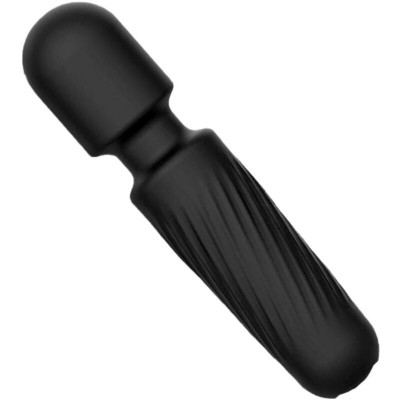 ARMONY - YOUR MAGIC MASSAGER E VIBRADOR RECARREGÃVEL 10 VIBRAÇÕES PRETO - D-241118 - Dona Pimenta