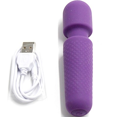 ARMONY - YOUR MAGIC MASSAGER E VIBRADOR RECARREGÃVEL 10 VIBRAÃÃES VARINHA PONTOS ROXO - D-241120 - Dona Pimenta