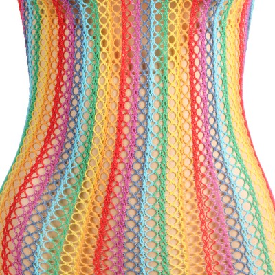 SUBBLIME - 952341 BODYSTOCKING RAINBOW FISHNET TAMANHO ÃNICO - D-241383 - Dona Pimenta