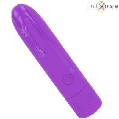 INTENSE - SYMONE  USB RECARREGÃVEL VIBRATÃRIA BULLET 8 VIBRAÃÃES ROXO 10 X 2,2 CM - D-241916 - Dona Pimenta