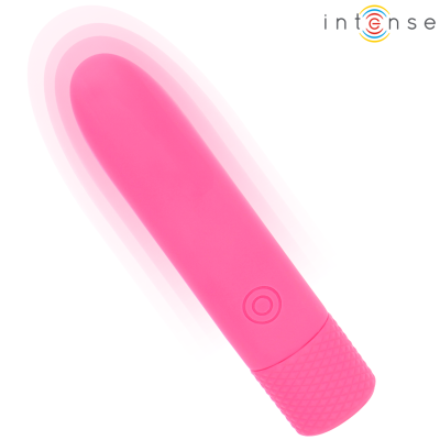 INTENSE - SYMONE  USB RECARREGÃVEL VIBRATÃRIA BULLET 8 VIBRAÇÕES ROSA 10 X 2,2 CM - D-241917 - Dona Pimenta