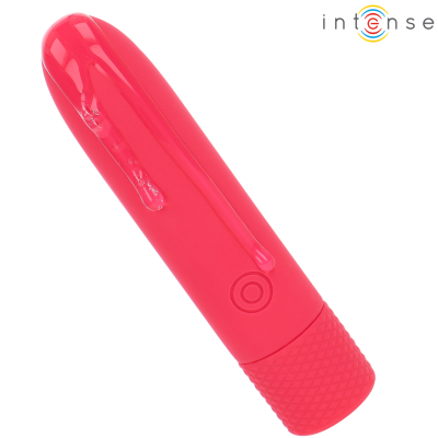 INTENSE - SYMONE USB RECARREGÃVEL VIBRATÃRIA BULLET 8 VIBRAÃÃES VERMELHO 10 X 2,2 CM - D-241918 - Dona Pimenta