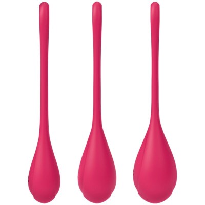 CONJUNTO DE TREINAMENTO SATISFYER YONI POWER 1 - VERMELHO - D-229933 - Dona Pimenta