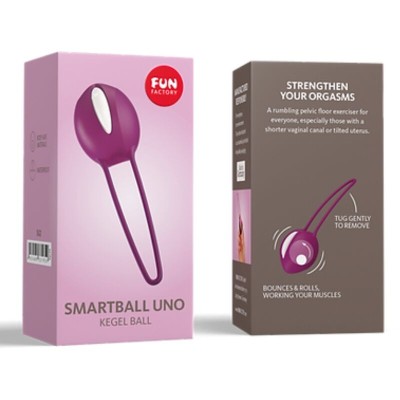 FUN FACTORY - SMARTBALL UNO WHITE/GRAPE - D-233479 - Dona Pimenta