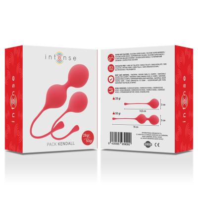 INTENSO - KEGEL BEADS PACK KENDALL RED - D-234383 - Dona Pimenta