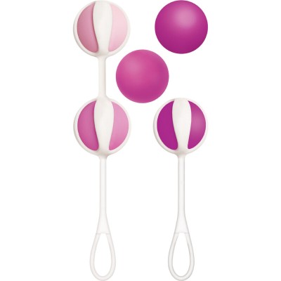 GVIBE - CONJUNTO 5 BOLAS DE GEIXA3 AÇÚCAR ROSA - D-236151 - Dona Pimenta