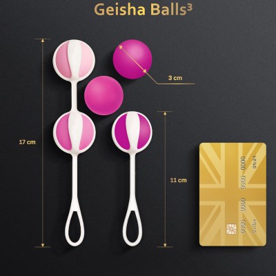 GVIBE - CONJUNTO 5 BOLAS DE GEIXA3 AÇÚCAR ROSA - D-236151 - Dona Pimenta