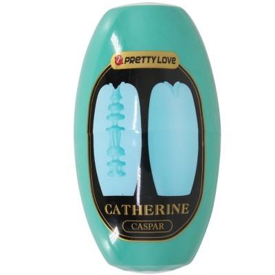 PRETTY LOVE - MASTURBADOR MASCULINO CATHERINE VERDE - D-241874 - Dona Pimenta