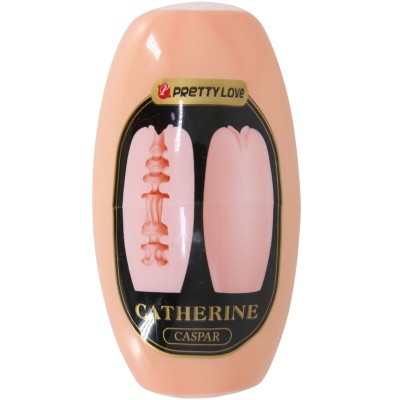 PRETTY LOVE - MASTURBADOR MASCULINO CATHERINE CARNE - D-241876 - Dona Pimenta