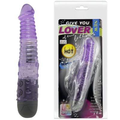 GIVE YOU LOVER A KIND OF LOVER VIBRADOR LILA - D-219210 - Dona Pimenta