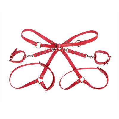 SUBBLIME - 953706 ALGEMAS COM CINTO BONDAGE VERMELHO TAMANHO ÚNICO - D-242143 - Dona Pimenta