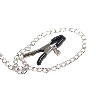 SUBBLIME - 953720 BONDAGE COURO TIRAS BREAST CLAMPS PRETO TAMANHO ÚNICO - D-242145 - Dona Pimenta