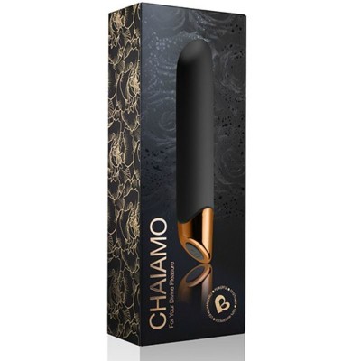 ROCKS-OFF CHAIAMO VIBRATOR BLACK - D-219365 - Dona Pimenta