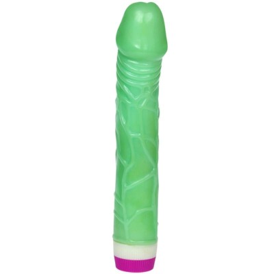 WAVES OF PLEASURE VIBRATOR 23 CM GREEN - D-218751 - Dona Pimenta