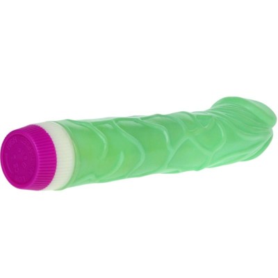 WAVES OF PLEASURE VIBRATOR 23 CM GREEN - D-218751 - Dona Pimenta