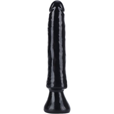 GET REAL - STARTER DONG 16 CM PRETO - D-235810 - Dona Pimenta