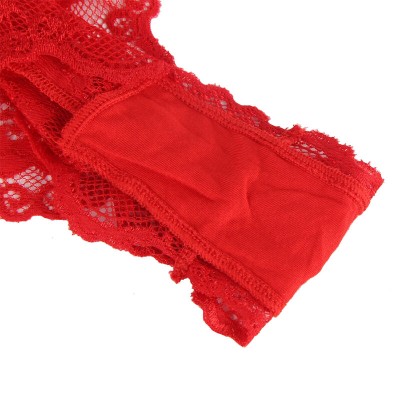 SUBBLIME - 953973 BODY SEXY COM BABADOS + CINTO VERMELHO S/M - D-242170 - Dona Pimenta