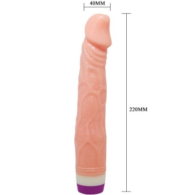 VIBRADOR REALÍSTICO NATURAL 22 CM - D-218753 - Dona Pimenta