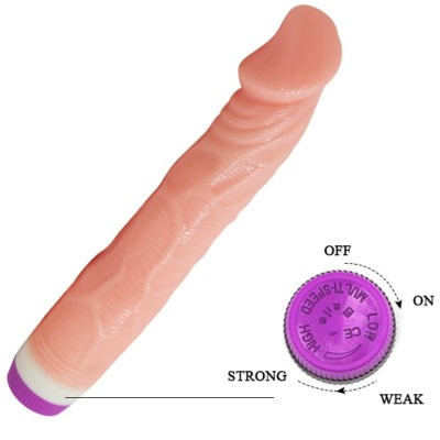 VIBRADOR REALÍSTICO NATURAL 22 CM - D-218753 - Dona Pimenta