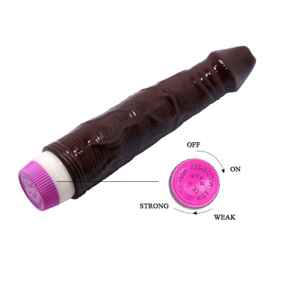 WAVES OF PLEASURE VIBRATOR 23 CM BROWN - D-218755 - Dona Pimenta