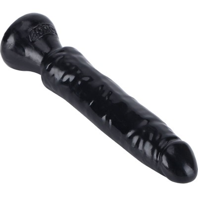 GET REAL - STARTER DONG 16 CM PRETO - D-235810 - Dona Pimenta