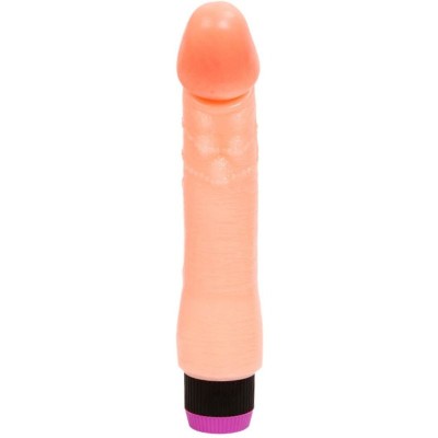 VIBRADOR REALISTICO FLEXIBLE NATURAL 24 CM - D-218756 - Dona Pimenta