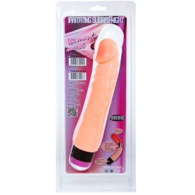 VIBRADOR REALISTICO FLEXIBLE NATURAL 24 CM - D-218756 - Dona Pimenta