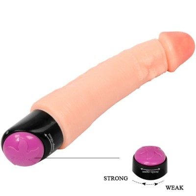 VIBRADOR REALISTICO FLEXIBLE 25 CM - D-218765 - Dona Pimenta