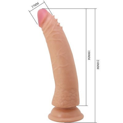 PRETTY LOVE - KABLE PÃNIS SUPER REALISTA 21 CM CARNE - D-241869 - Dona Pimenta