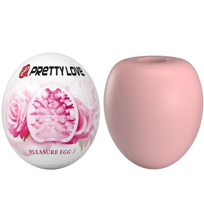 PRETTY LOVE - MASTURBADOR MASCULINO ROSA OVO - D-241862 - Dona Pimenta